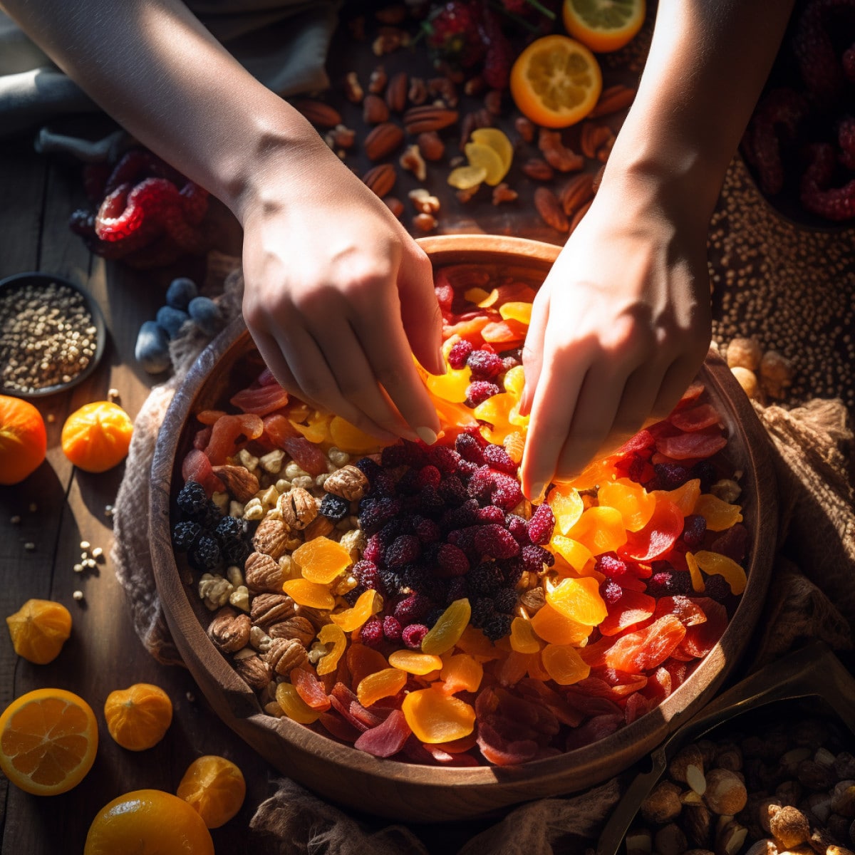 Intégration des fruits secs dans un régime alimentaire
